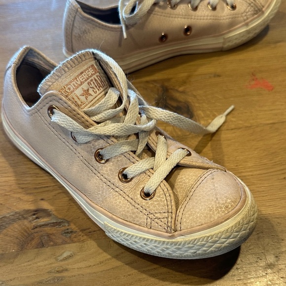 Converse All Star Tan Kids Sneakers size 1 - Picture 4 of 5